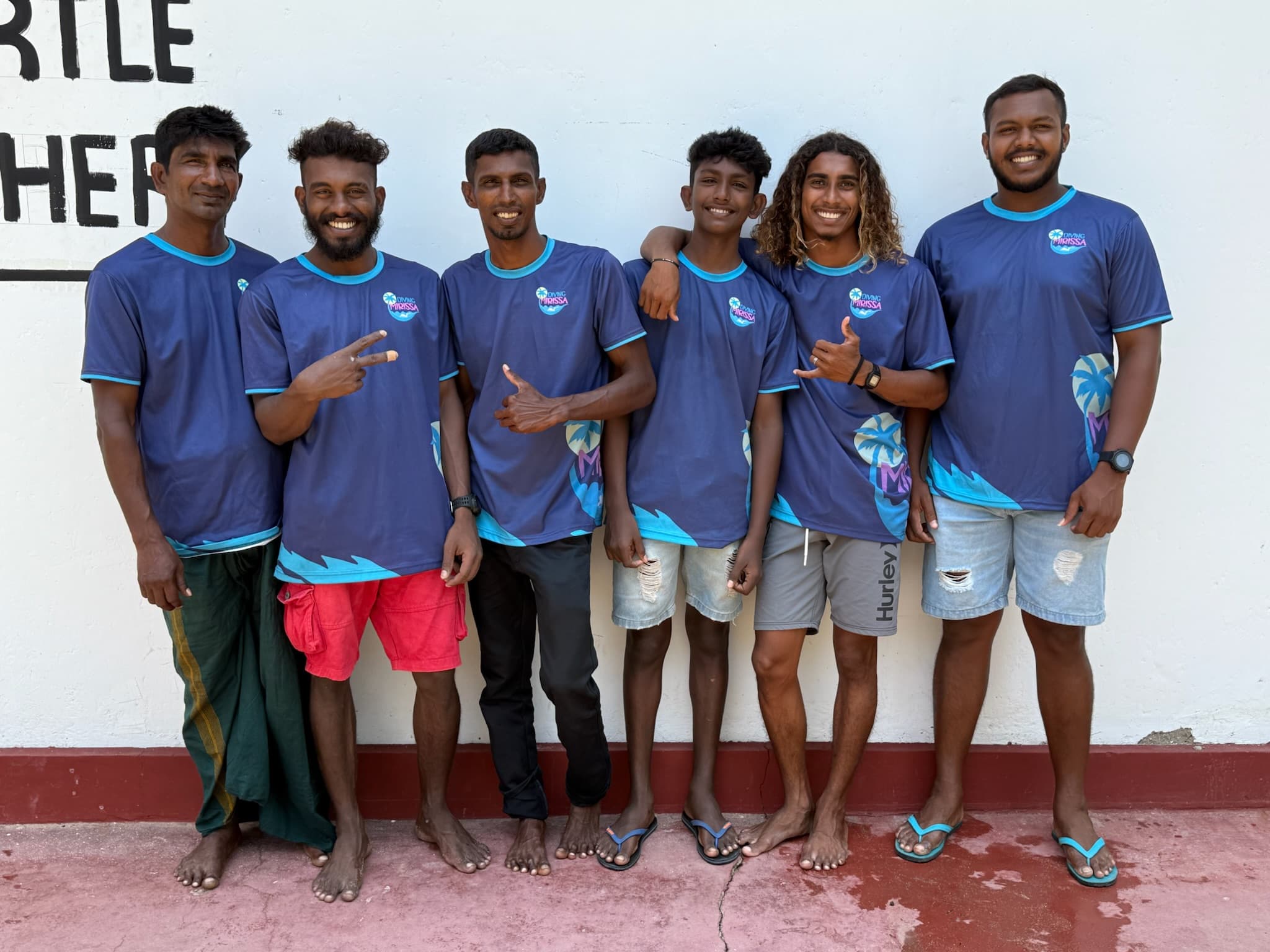 The Mirissa Collective team in Mirissa, Sri Lanka